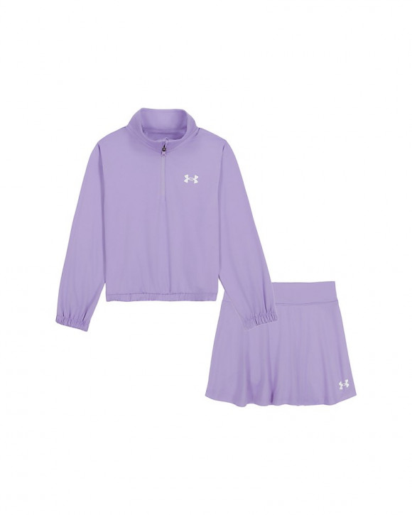 UA ¼ Zip Skort Little Girls' Set - 6019777-538