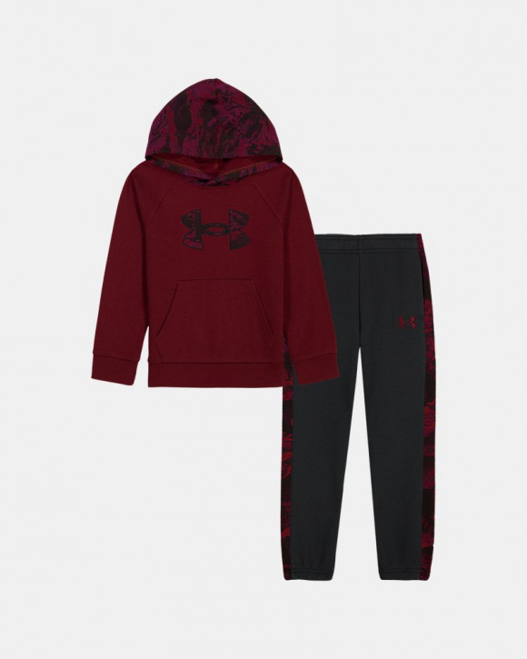 UA Raglan Camo Fleece Little Boys' Set - 6019791-625