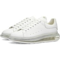 Alexander McQueen Men's Air Bubble Wedge Sole Sneakers in White/White - 604232WHX98-9000