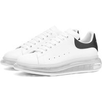 Alexander McQueen Men's Air Bubble Wedge Sole Sneakers in White/Black - 604232WHX98-9061