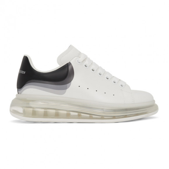 Alexander McQueen White and Red Oversized Sneakers - 604233WHX99