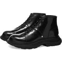 Alexander McQueen Men's Leather Tread Boot in Black - 604253WHZ80-1000
