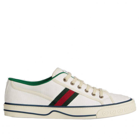 Gucci Tennis 1977 'White Mini GG' White/Green/Red Sneakers/Shoes 606111-99W90-9085 - 606111-99W90-9085