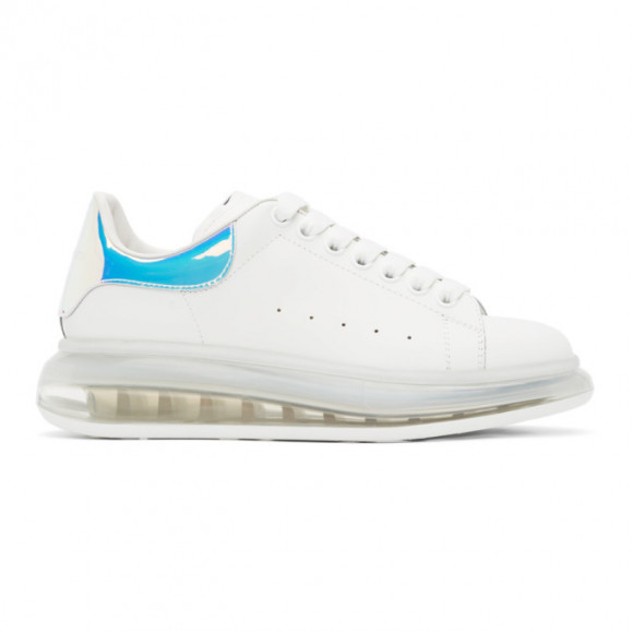 Alexander McQueen White and Iridescent Oversized Sneakers - 610812WHXM8