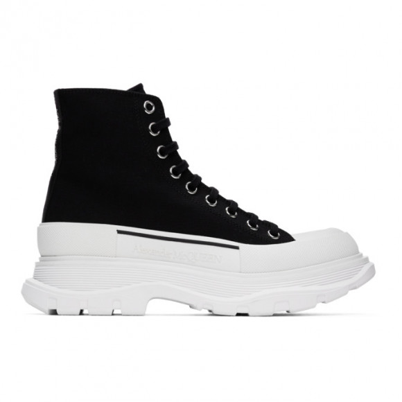 Alexander McQueen Brown Tread Slick Platform High Sneakers - 611706W4L32