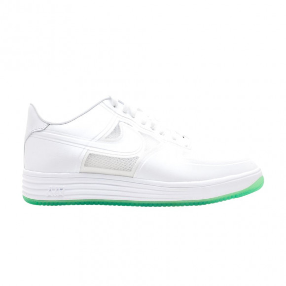 Nike Lunar Force 1 Fuse Qs 'Easter Green Sole' | White | Men's Size 8 - 614491-100C