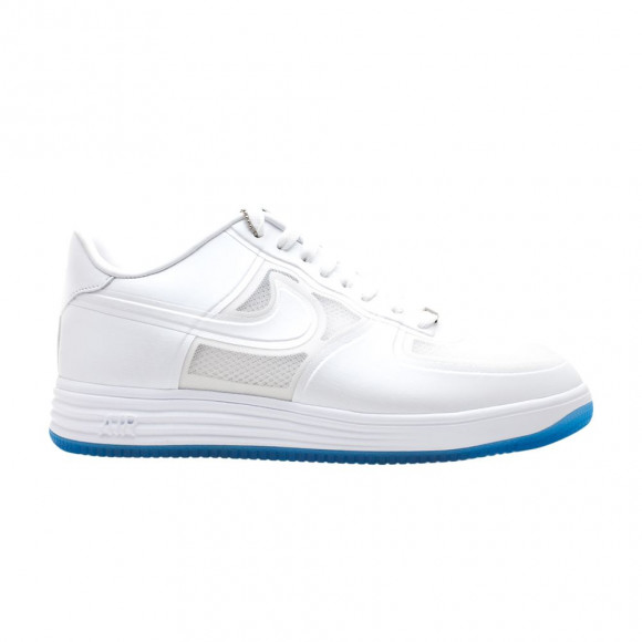 Nike Lunar Force 1 Fuse Qs 'Easter Blue Sole' | White | Men's Size 11 - 614491-100D