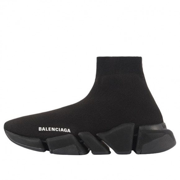 (WMNS) Balenciaga Speed 2.0 Sports Shoes Black - 617196W17011013