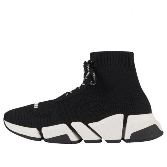 Balenciaga (WMNS) Speed 2.0 Sports Shoes Black/White Athletic Shoes 617214W17021015 - 617214W17021015