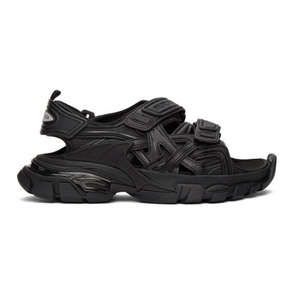 Balenciaga Black Track Sandals - 617542-W2CC1-1000