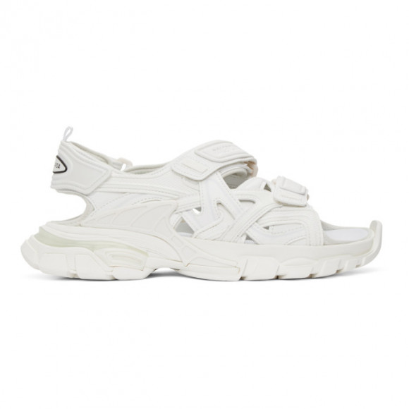 Balenciaga White Track Sandals - 617542-W2CC1-9000