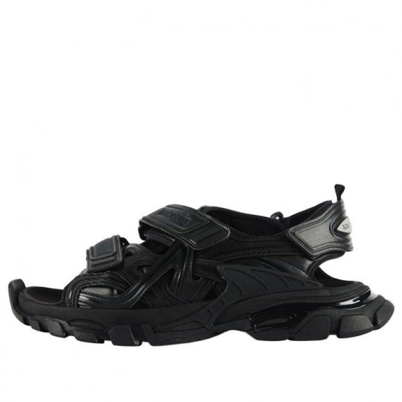 Balenciaga Track Black Sandals 617542W2CC11000 - 617542W2CC11000