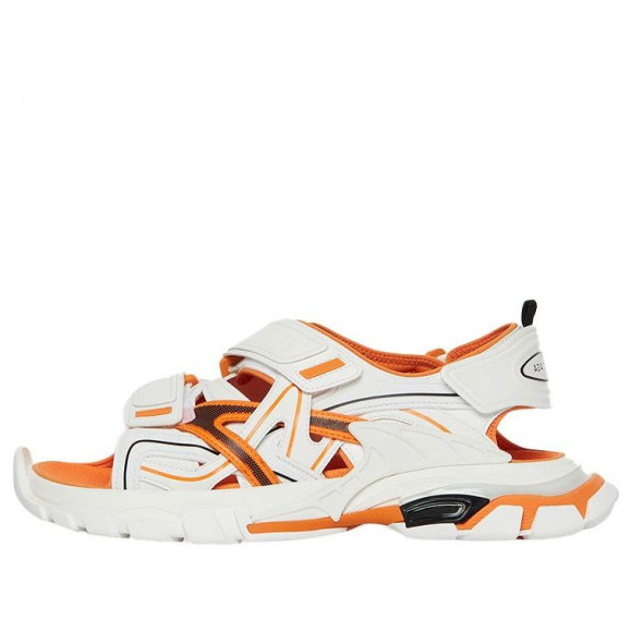 Balenciaga Track Sandals White/Orange
