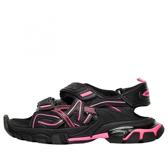 (WMNS) Balenciaga Track Sandals Black/Pink - 617543W3AJ11050