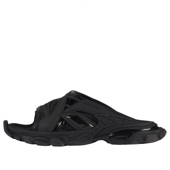 Balenciaga Track Slide Sandals Black - 618083W2NA11000