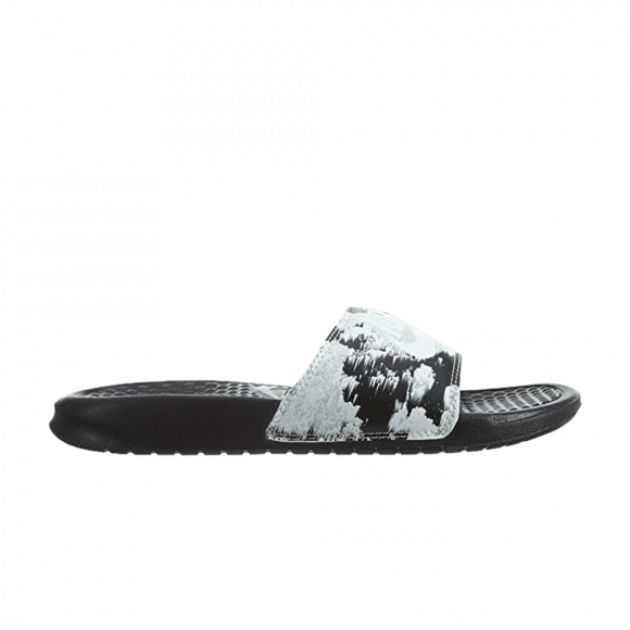 Nike Benassi JDI Print Slide 'Paint Brush - Black White' - 618919-006
