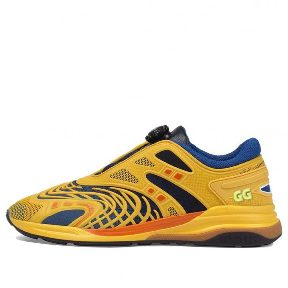 GUCCI Ultrapace R '' Yellow/Blue/Orange Athletic Shoes 624482-2FS10-8762 - 624482-2FS10-8762