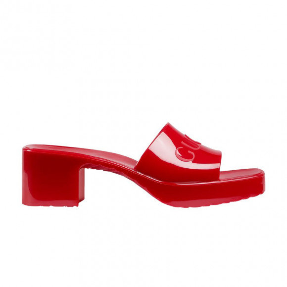 Gucci Wmns 60mm Slide Sandal 'Hibiscus Red' | Women's Size 3 - 624730-J8700-6433