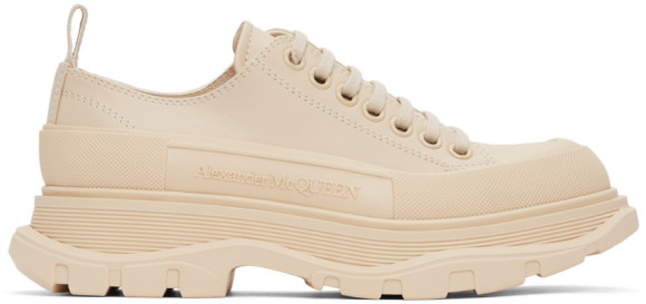 Alexander McQueen Beige Tread Slick Sneakers - 627225WIAG65593