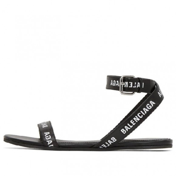 Balenciaga Round Black/White Sandals 630038WBAE11090 - 630038WBAE11090