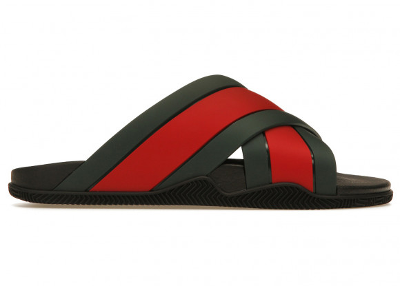 Gucci Rubber Slide 'Green Red' - 630326-J8700-8460