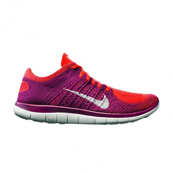 Nike Wmns Free Flyknit 4.0 'Bright Crimson Raspberry Red' | Orange | Women's Size 6.5 - 631050-616