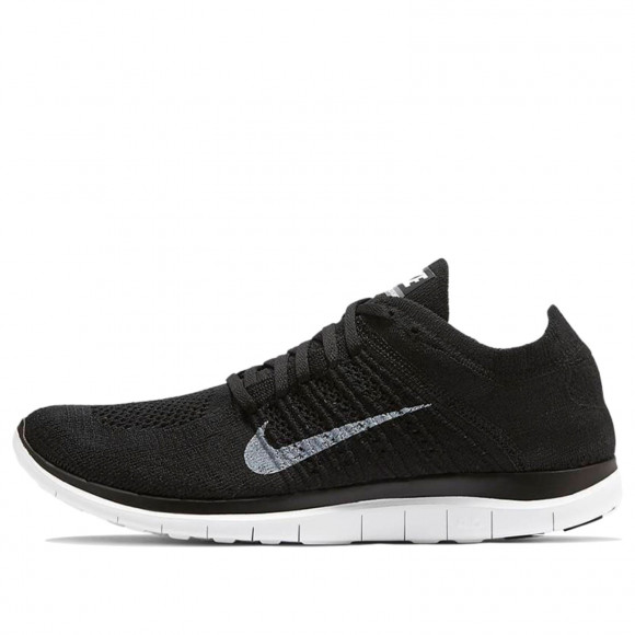 Nike Free Flyknit Black Marathon Running Shoes/Sneakers 631053-001