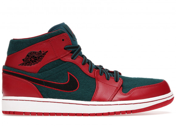 Jordan Air Jordan 1 Mid Gym Red/Black-Dark Sea - 633206-608