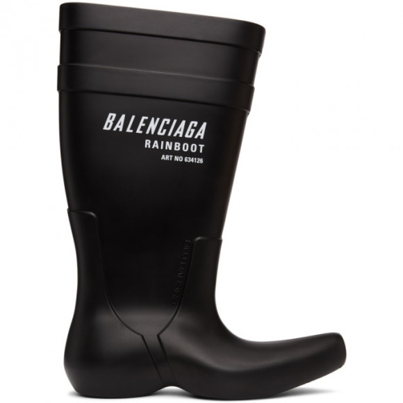 Balenciaga Black Excavator Boots - 634126-W2DJ0