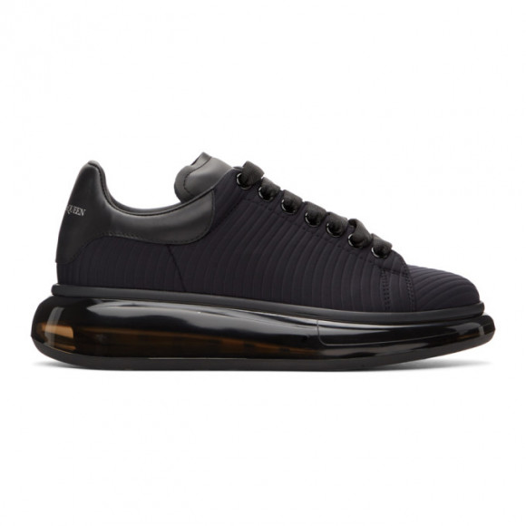 Alexander McQueen Black Neoprene Oversized Sneakers - 634610W4LA1