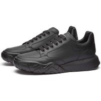 Alexander McQueen Men's Court Sneakers in Black/Black - 634619WIA98-1000