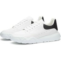 Alexander McQueen Men's Court Sneakers in White/Black - 634619WIA99-9061