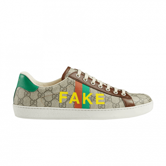 Gucci Ace 'Fake/Not Print' - 636358-2GC10-8260