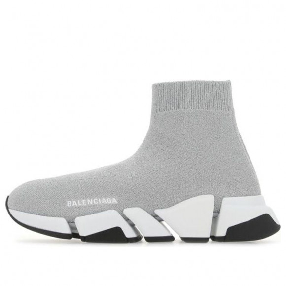 Balenciaga Womens WMNS Speed 2.0 High-Top Running Shoes Grey Gray Athletic Shoes 636833W2DE18191 - 636833W2DE18191