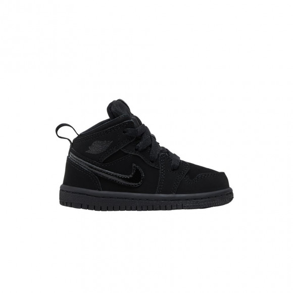 Air Jordan 1 Mid TD 'Triple Black' | Infant Size 8 - 640735-056