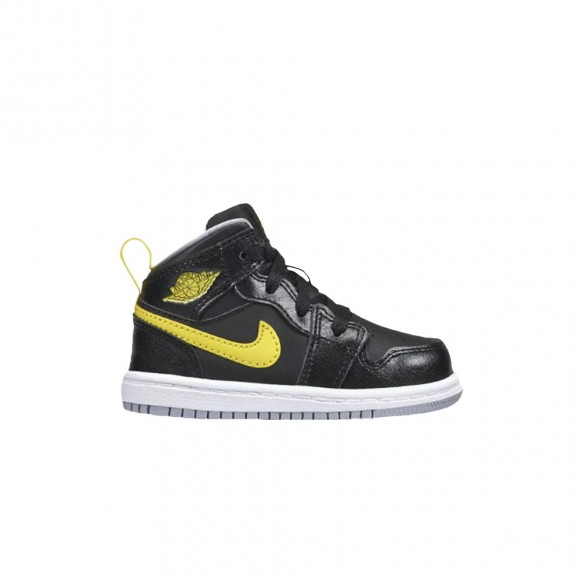 Air Jordan 1 Mid BT 'Vibrant Yellow' | Black | Infant Size 6 - 640735-070