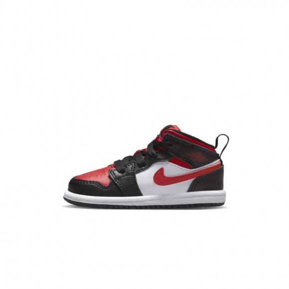 Jordan 1 Mid Baby and Toddler Shoe - Black - 640735-079