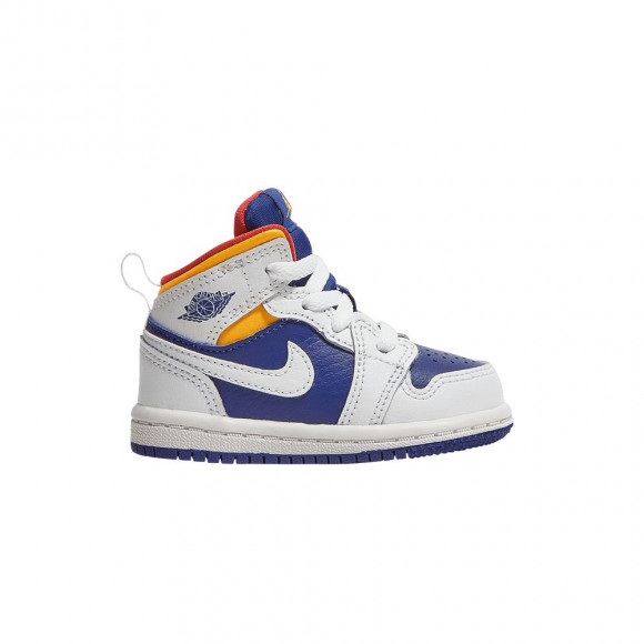 Air Jordan 1 Mid TD 'White Deep Royal Blue' | Infant Size 6 - 640735-131