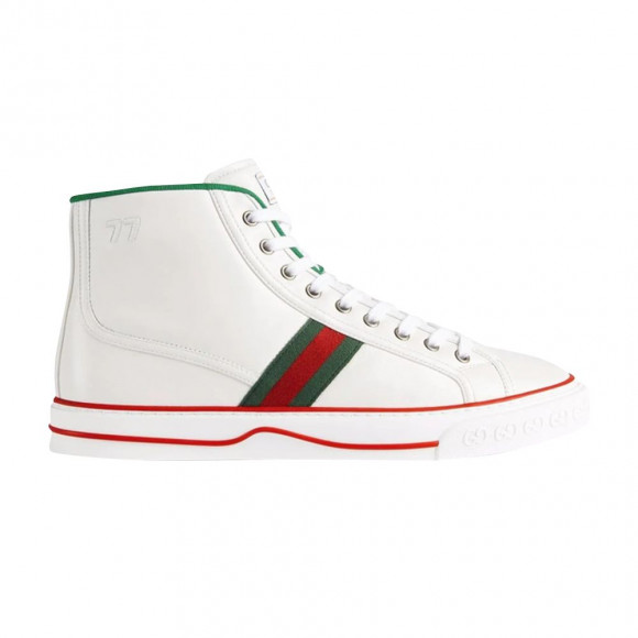 Gucci Tennis 1977 High 'White Green Red' | Men's Size 9 - 644734-17L20-9071