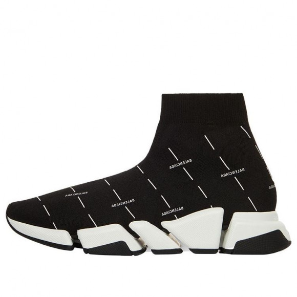 Balenciaga Speed 2.0 Black/White Marathon Running Shoes (SNKR) 645421W2DBT1090 - 645421W2DBT1090