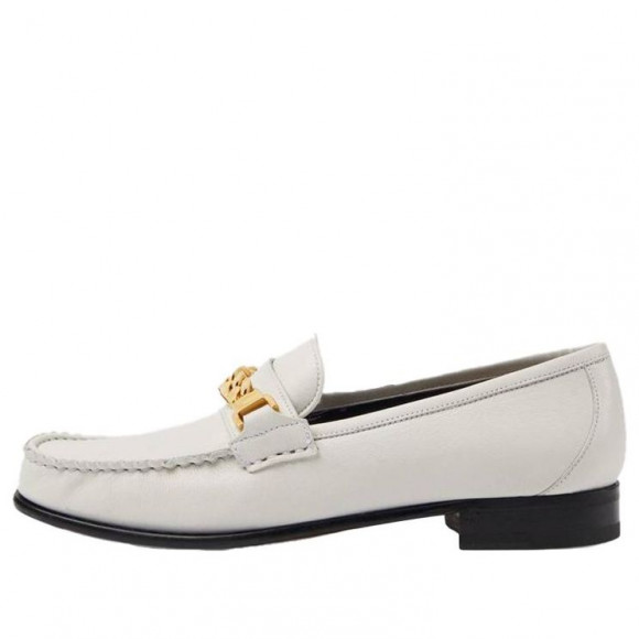 (WMNS) GUCCI Chain Loafers Shoes White - 645445-16M00-9050
