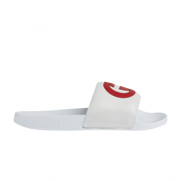Gucci Wmns Slide 'Interlocking G - White Red' - 645770-0R0F0-9083