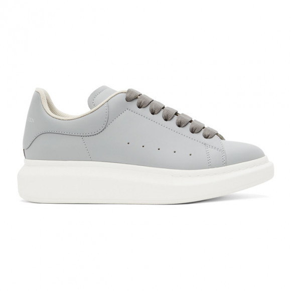 Alexander McQueen Grey Exaggerated-Sole Sneakers - 645897WHZN0