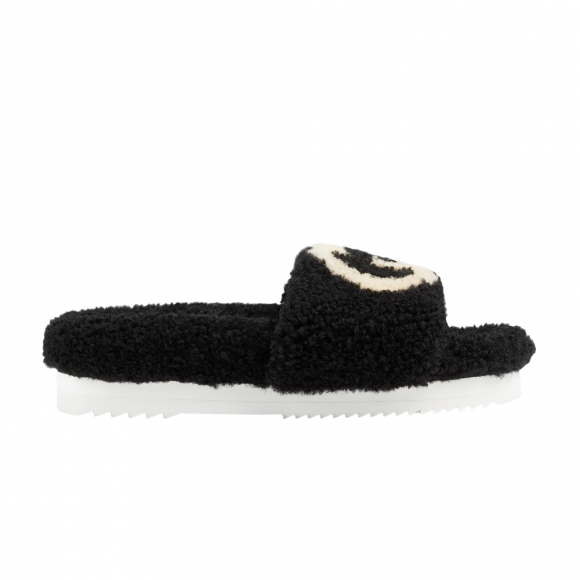 Gucci Wmns Slide 'Interlocking G Merino Wool - Black' - 646225-D0L00-1046