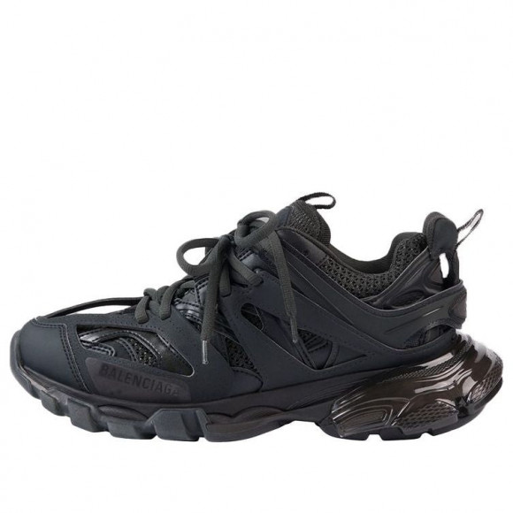 Balenciaga Track Clear Sole Black Chunky Sneakers/Shoes 647741W3BM11000 - 647741W3BM11000