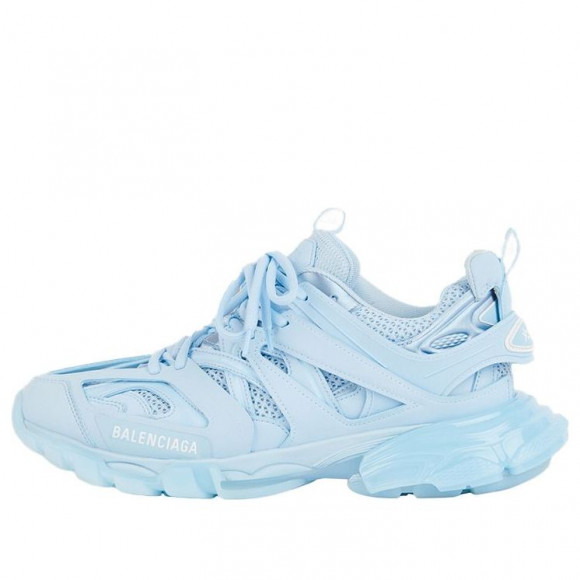 Balenciaga Track Clear Sole Blue Chunky Sneakers/Shoes 647741W3BM24200 - 647741W3BM24200