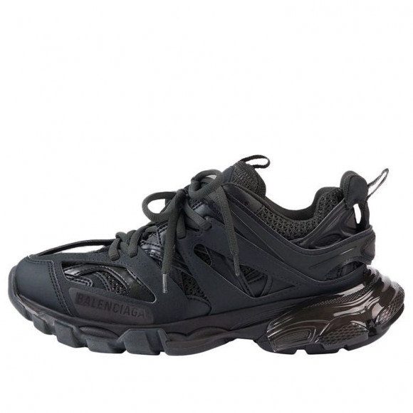 Balenciaga Track Clear Sole Black Chunky Sneakers/Shoes 647742W3BM11000 - 647742W3BM11000