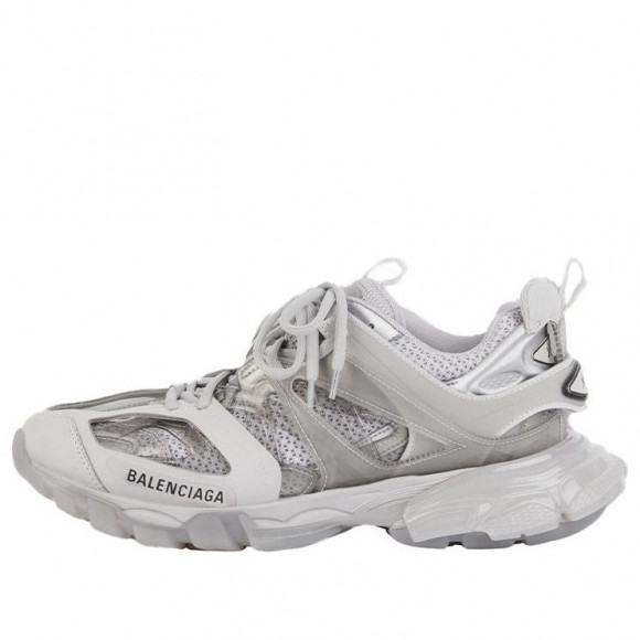 Balenciaga Track Clear Sole Gray/White Chunky Sneakers/Shoes 647742W3BM41200 - 647742W3BM41200