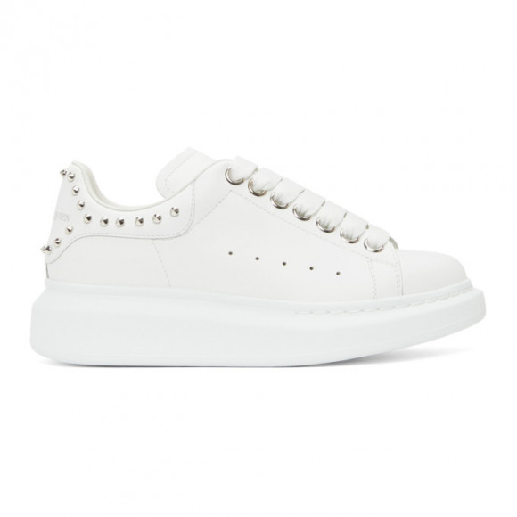 Alexander McQueen White Studded Oversized Sneakers - 650794-WHQYW