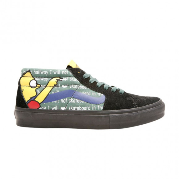 Stash x The Simpsons Movie x Vans Sk8 Mid Lx 'Bart' | Black | Men's Size 12 - 6520299080